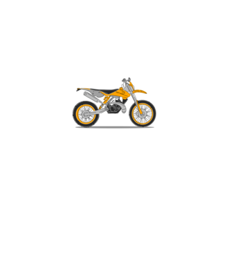 Motocross minta fekete pólón