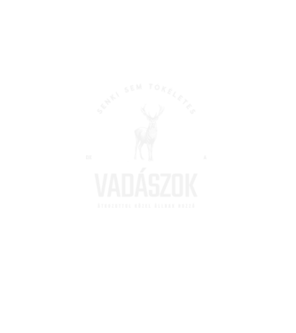 Senki sem tökéletes de a vadászok átkozottul közel állnak hozzá minta sötétkék pólón