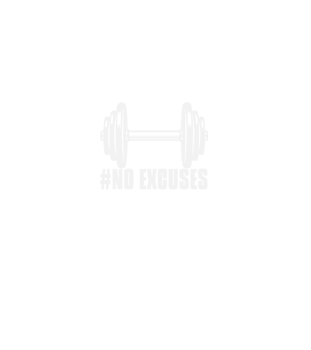 NINCS KIFOGÁS body building motivációs minta szürke pólón