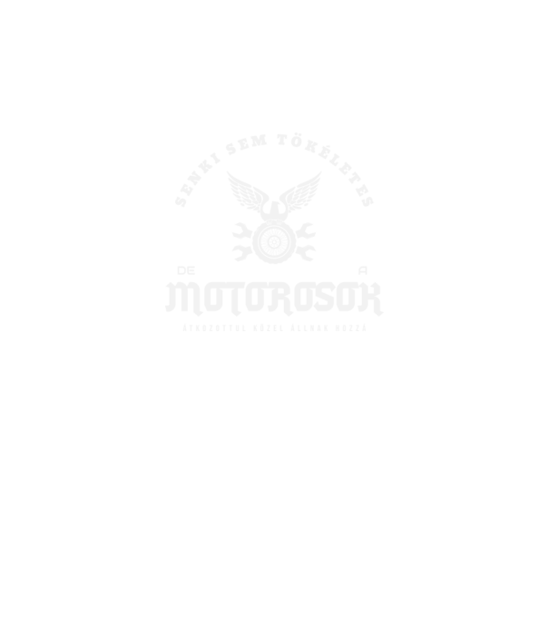 Senki sem tökéletes, de a motorosok átkozottul közel állnak hozzá minta fekete pólón