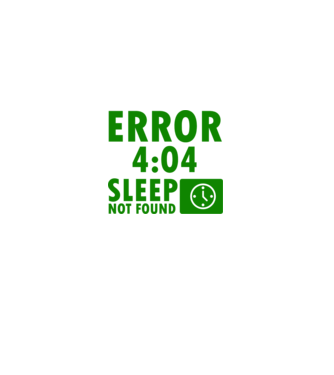 Error 404 - Sleep not found! minta fekete pólón