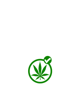 Legalize! minta fehér pólón