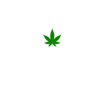 I love 420 minta fekete pólón