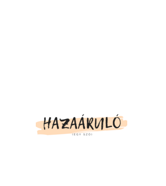 Hazaáruló (egy szó) minta fehér pólón