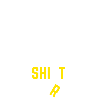 SHIrT minta sötétkék pólón