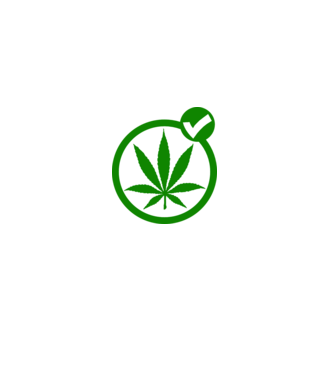 Legalize! minta szürke pólón