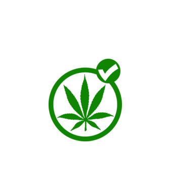 Legalize! minta türkiz pólón