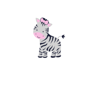 Zebra minta türkiz pólón