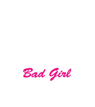 Bad Girl minta sötétkék pólón