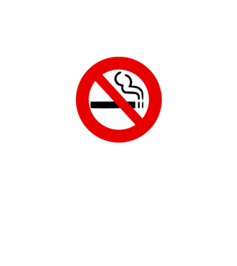 No Smoking! minta szürke pólón