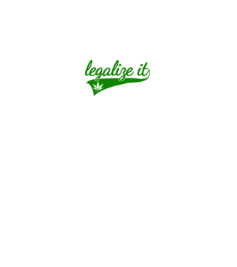 Legalize It! minta fekete pólón