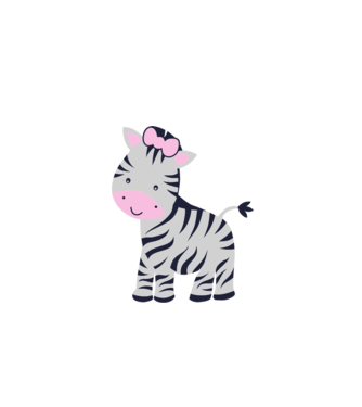 Zebra minta türkiz pólón