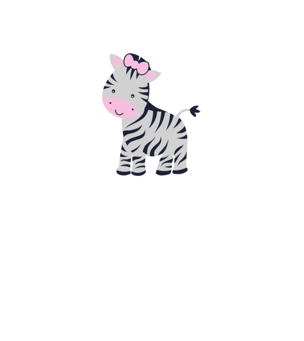 Zebra minta világoskék pólón