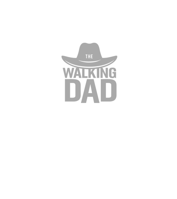 The Walking Dad minta fekete pólón