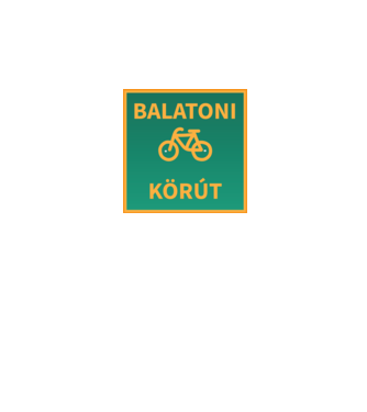 Balatoni körút tábla minta fehér pólón