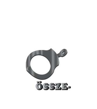Összezárva - páros (fiú) minta fehér pólón