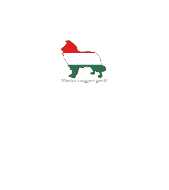 Magyar Skót Juhászkutya minta fekete pólón