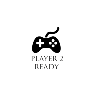Player2 - Női páros minta piros pólón