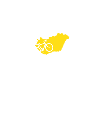 Magyarország - kerékpártúra minta fekete pólón