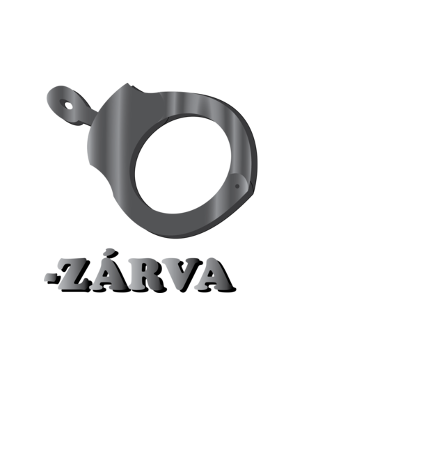 Összezárva - páros (lány) minta fekete pólón