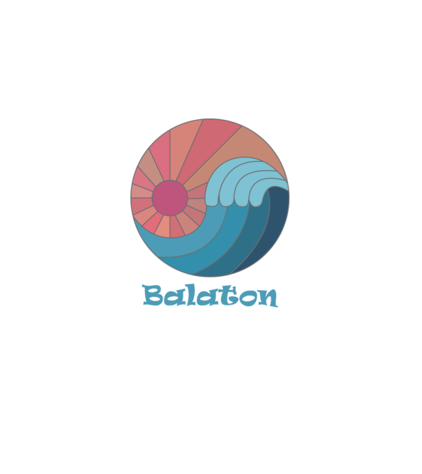 Nap+víz+Balaton minta fehér pólón