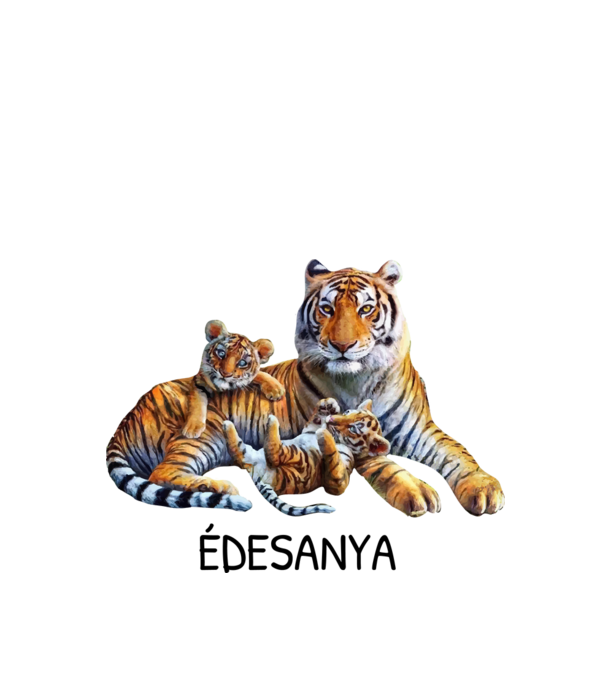 Anyáknapja - Tigris minta fehér pólón