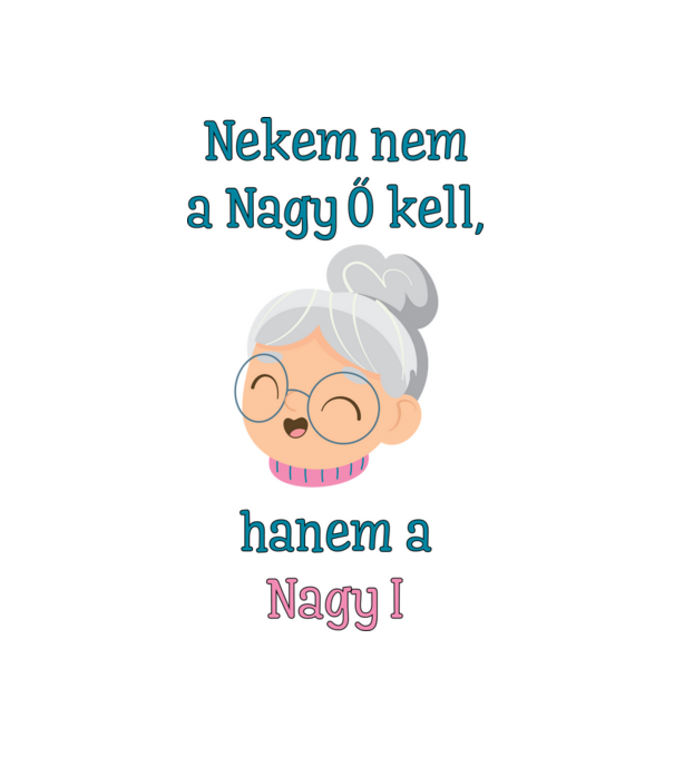 NagyI minta fehér pólón