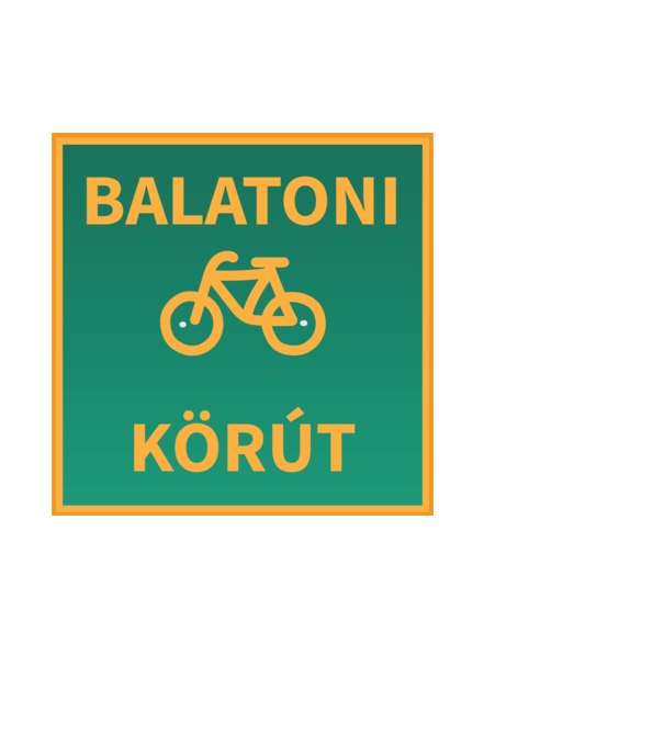 Balatoni körút tábla minta világoskék pólón