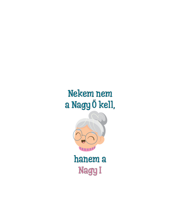 NagyI minta fehér pólón