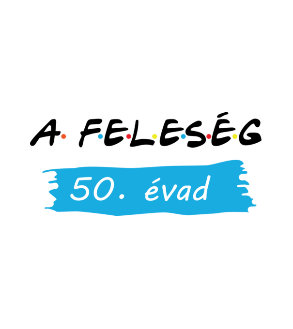 Feleség 50. évad minta fehér pólón