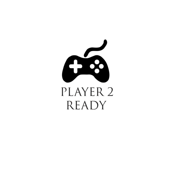 Player2 - Női páros minta sötétszürke pólón