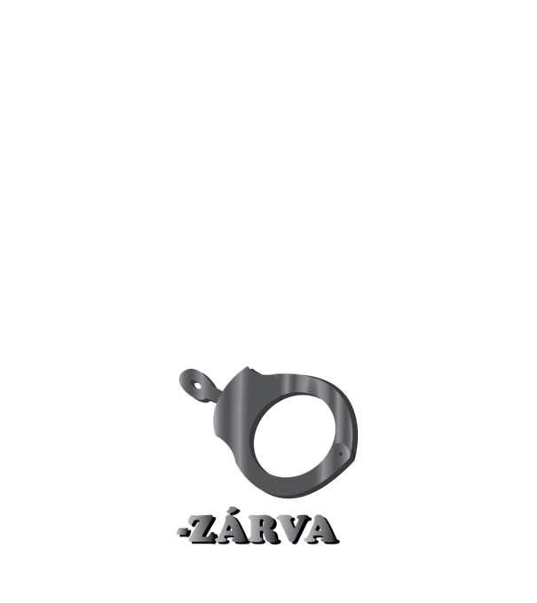 Összezárva - páros (lány) minta fehér pólón