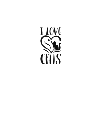 Best lover cat - Cicás Póló minta fehér pólón