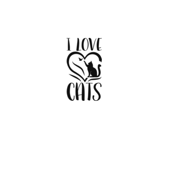 Best lover cat - Cicás Póló minta fehér pólón