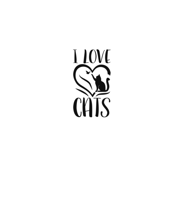 Best lover cat - Cicás Póló minta fehér pólón