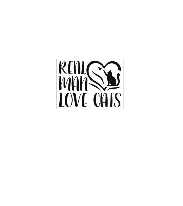Cats love - Cicás Póló minta piros pólón