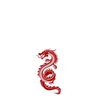 Dragon minta fekete pólón