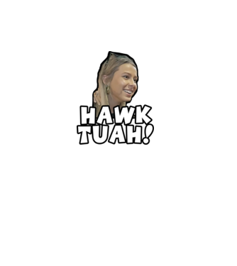 Hawk Tuah girl minta fekete pólón