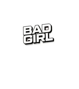 BAD GIRL minta dusty pink pólón