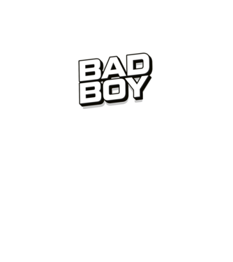 BAD BOY minta fekete pólón
