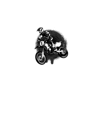 Moto Rider minta fehér pólón