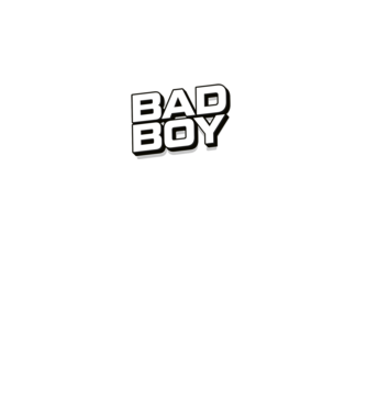BAD BOY minta fekete pólón
