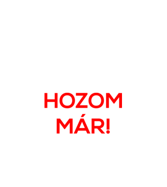 Hozom már! minta narancssárga pólón