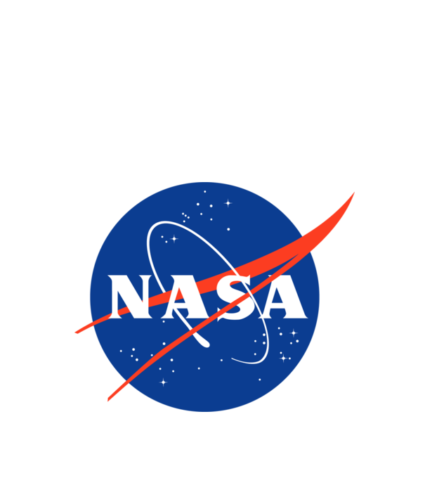 NASA minta fehér pólón