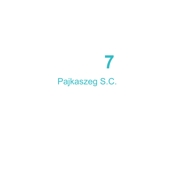 Pajkaszeg S. C. minta piros pólón
