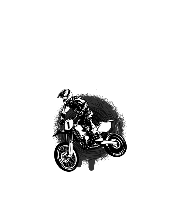 Moto Rider minta fehér pólón