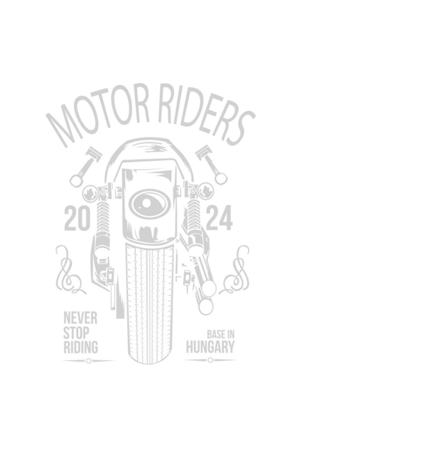 Motor Riders 2024 minta fekete pólón