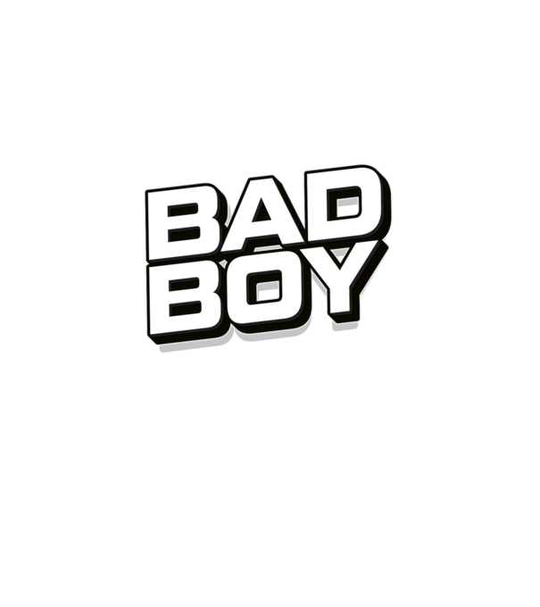 BAD BOY minta szürke pólón