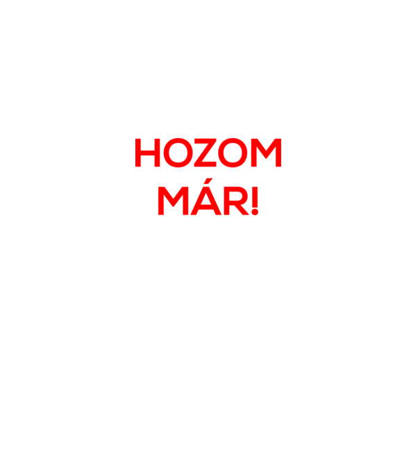 Hozom már! minta sárga pólón
