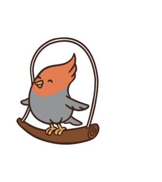 Cockatiel Parrot minta fehér pólón